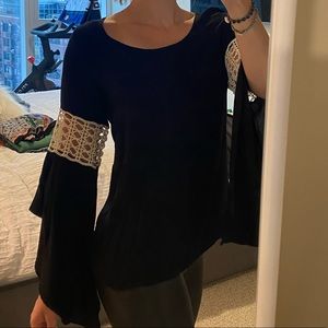 Impeccable Pig, Black Blouse